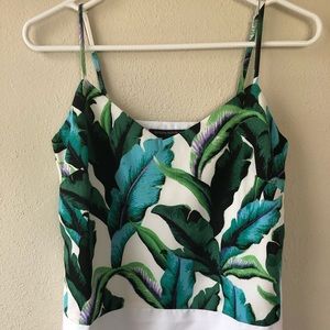 Banana Republic Factory foliage printed camisole